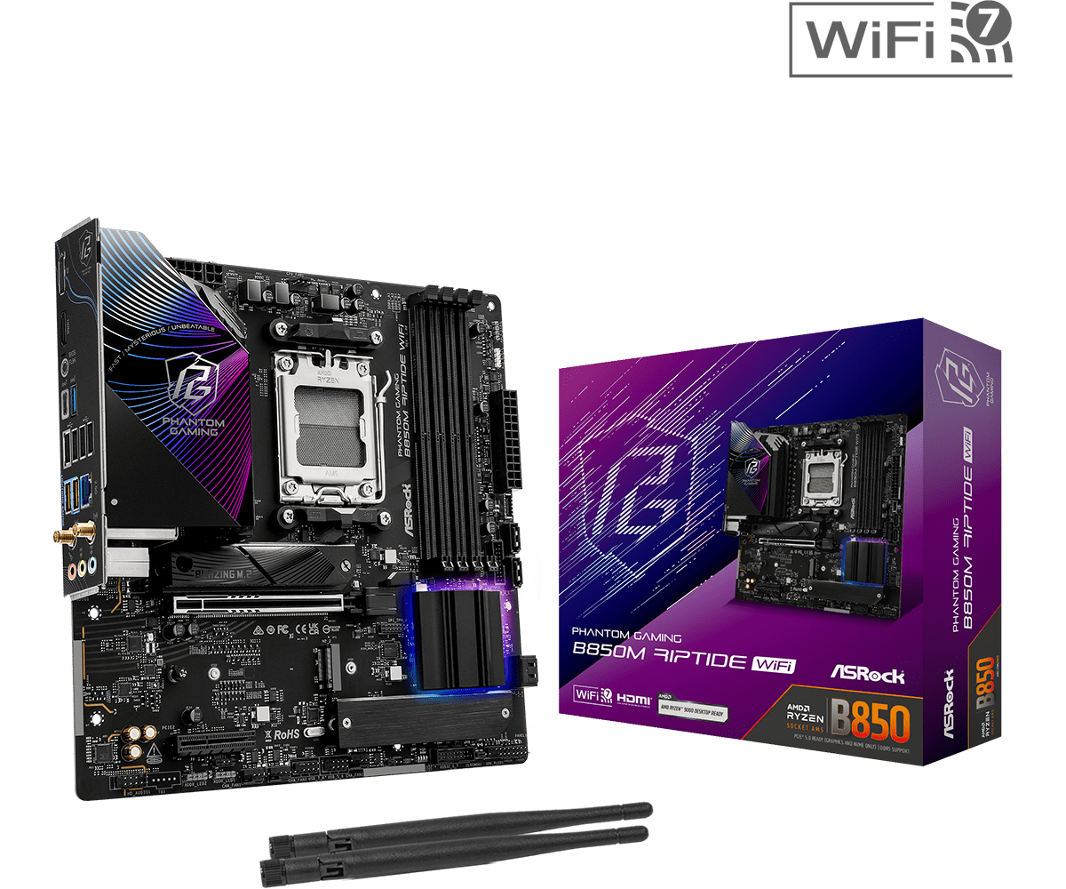ASROCK B850M Riptide WiFi Yeni - X870E Atx Motherboard incelemesi ve fiyatı